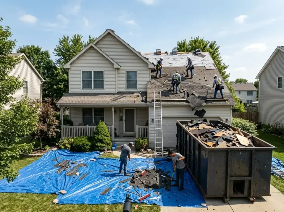 roof-replacement-debris-remova-004 — frequently asked questions, Cheapest Dumpster Rentals in Marlboro Meadows, MD